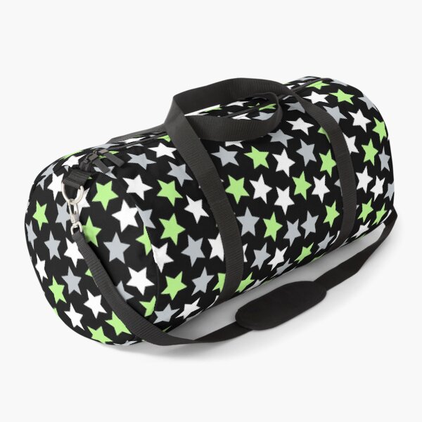 Item preview, Agender Pride Stars Green Grey Black White designed and sold by JoyfulJen.