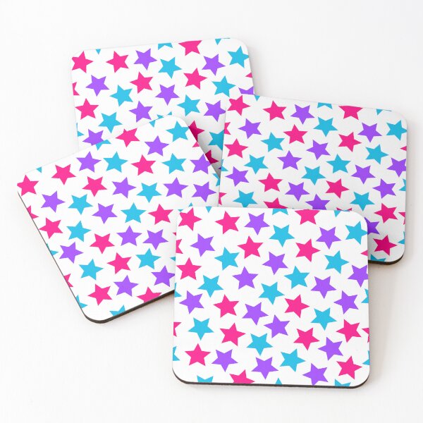 Item preview, Androgyne Pride Stars Pink Blue Purple designed and sold by JoyfulJen.