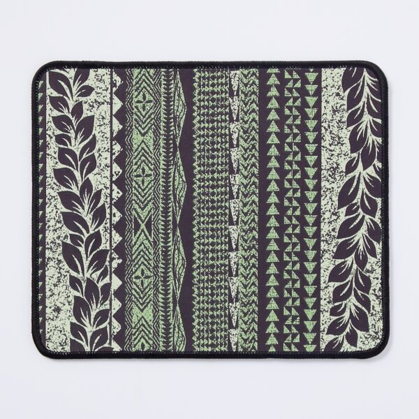 Item preview, Seafoam Green Botanical Hawaiian Tapa designed and sold by J Marielle Designs.