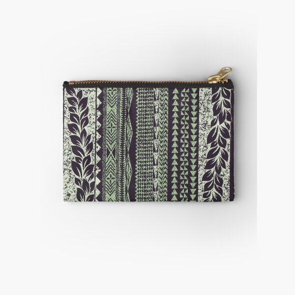 Item preview, Seafoam Green Botanical Hawaiian Tapa designed and sold by J Marielle Designs.