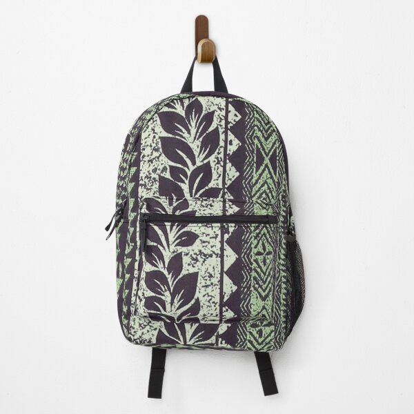 Item preview, Seafoam Green Botanical Hawaiian Tapa designed and sold by J Marielle Designs.