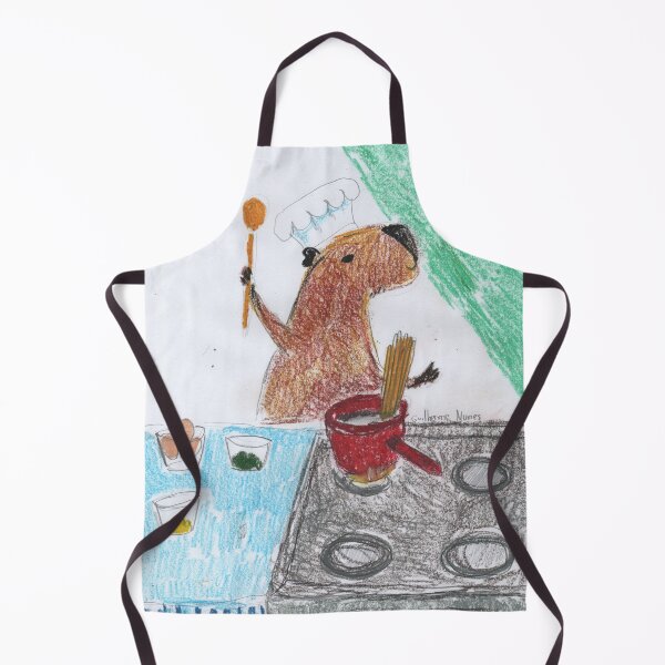 Item preview, capybara making a delicious carbonara designed and sold by guilhernunes.