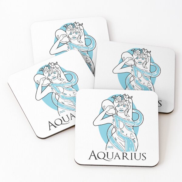 Item preview, Zodiac sign Aquarius as a woman - english version designed and sold by ChrisCelCraft.