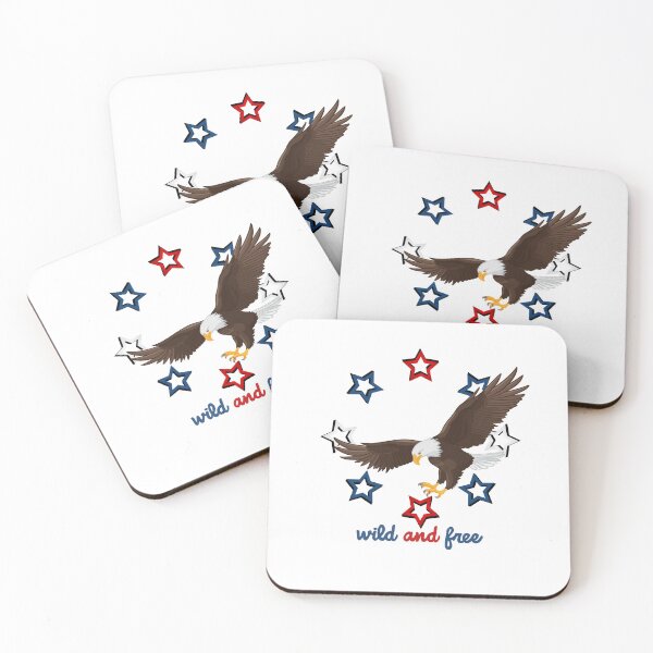 Item preview, American Bald Eagle Soaring Spirit Wild and Free USA  designed and sold by dcohea.