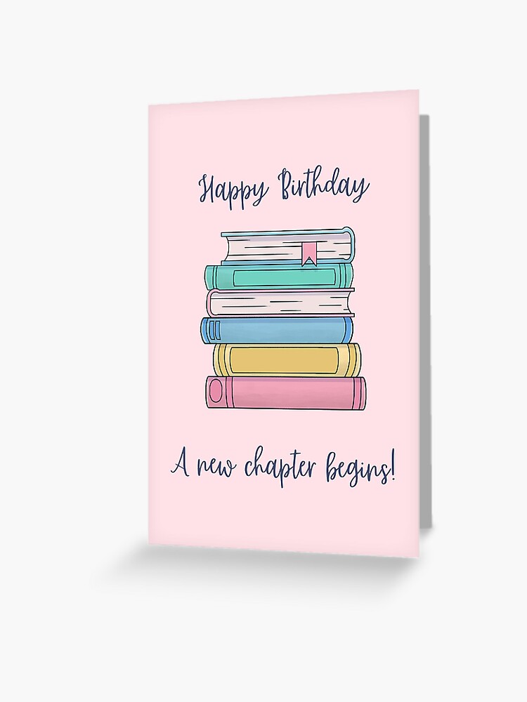 Bookish Birthday | Greeting Card Bookish Birthday | Greeting Card