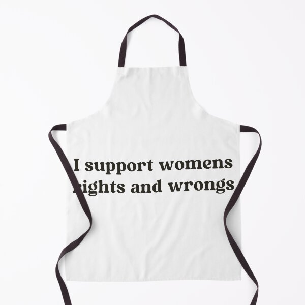 Item preview, I support women rights and wrongs designed and sold by Cheerhub.