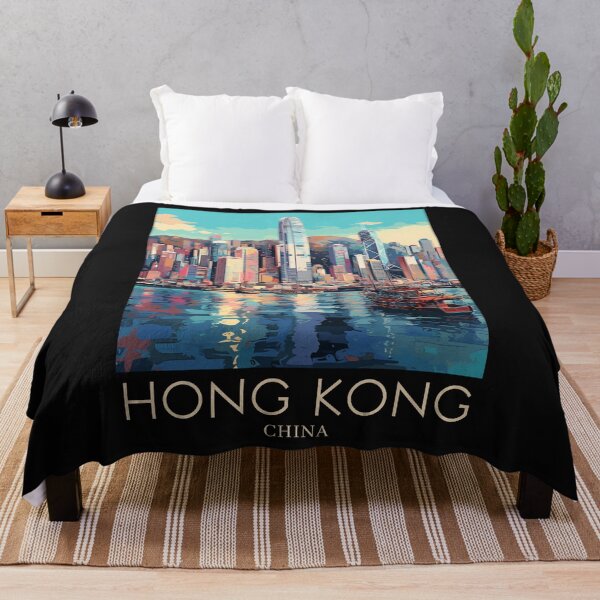 Item preview, A Pop Art Travel Print of Hong Kong - China designed and sold by StudioRedKoala.