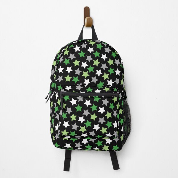 Item preview, Aro Aromantic Pride Stars Green Grey Black designed and sold by JoyfulJen.