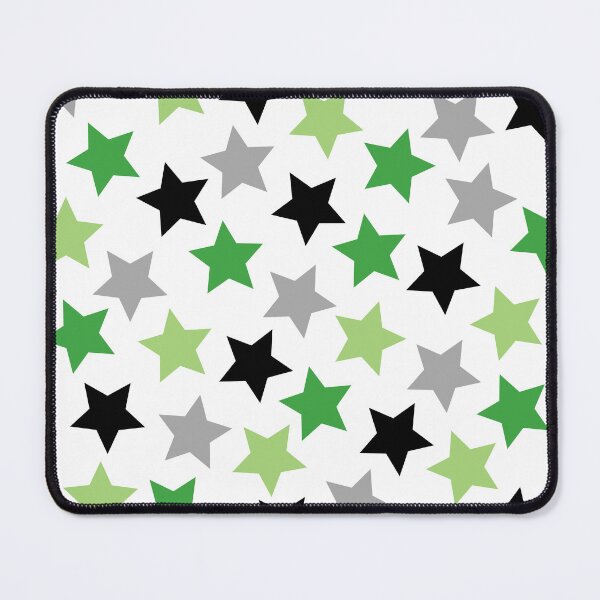 Item preview, Aro Aromantic Pride Stars Green Grey Black designed and sold by JoyfulJen.
