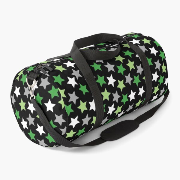Item preview, Aro Aromantic Pride Stars Green Grey Black designed and sold by JoyfulJen.
