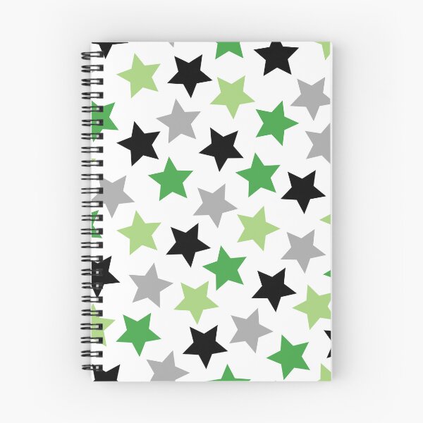 Item preview, Aro Aromantic Pride Stars Green Grey Black designed and sold by JoyfulJen.