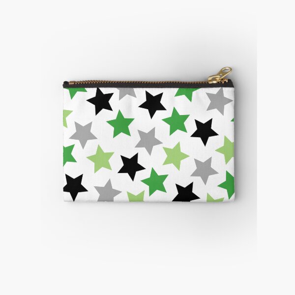 Item preview, Aro Aromantic Pride Stars Green Grey Black designed and sold by JoyfulJen.
