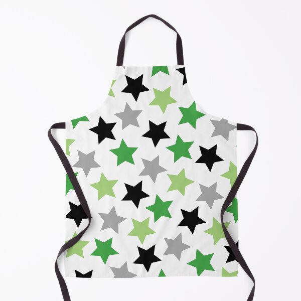 Item preview, Aro Aromantic Pride Stars Green Grey Black designed and sold by JoyfulJen.