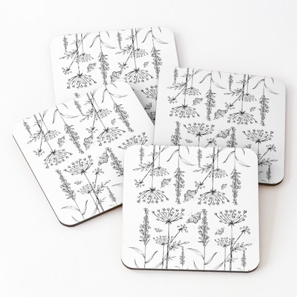 Item preview, Inked Floral designed and sold by TheStumblingCactus.