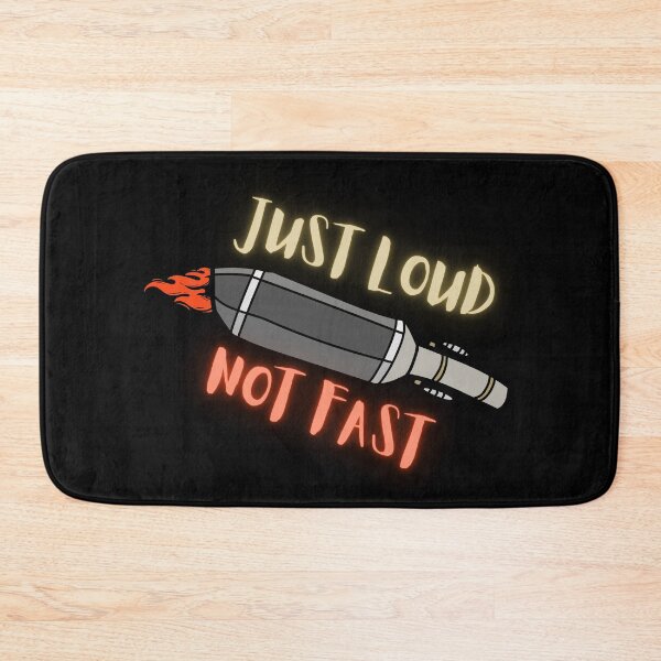 Aperçu de l'œuvre Idée cadeau Just Loud Not Fast pour les amateurs de voitures créée et vendue par MateZone.