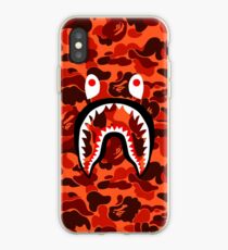 Bape Shark Orang Camo iPhone Case