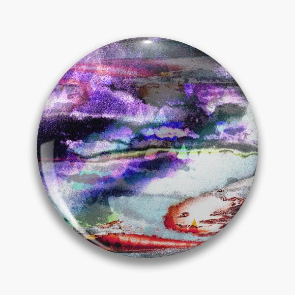 Item preview, Cosmic Abstract Landscape - Dark Purple Surreal Night in the Wilderness designed and sold by MusicArtAndGrind.