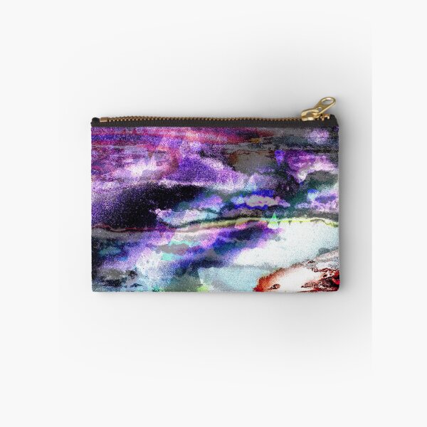 Item preview, Cosmic Abstract Landscape - Dark Purple Surreal Night in the Wilderness designed and sold by MusicArtAndGrind.