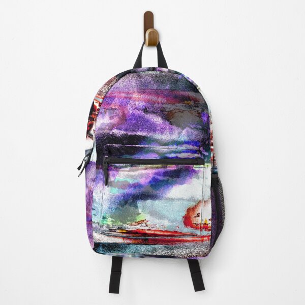 Item preview, Cosmic Abstract Landscape - Dark Purple Surreal Night in the Wilderness designed and sold by MusicArtAndGrind.