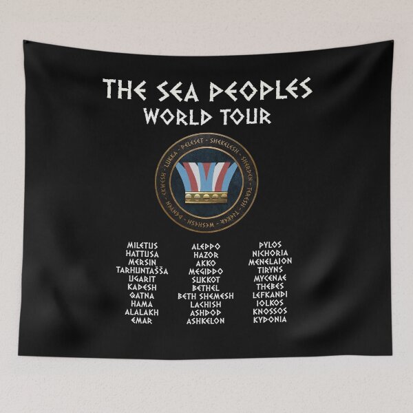 Item preview, The Sea Peoples World Tour Funny Bronze Age History designed and sold by Agema Apparel.