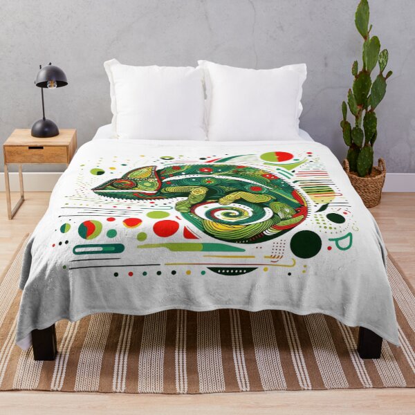Item preview, Vibrant Chameleon Artwork - Unique Redbubble Design designed and sold by MiszungART.