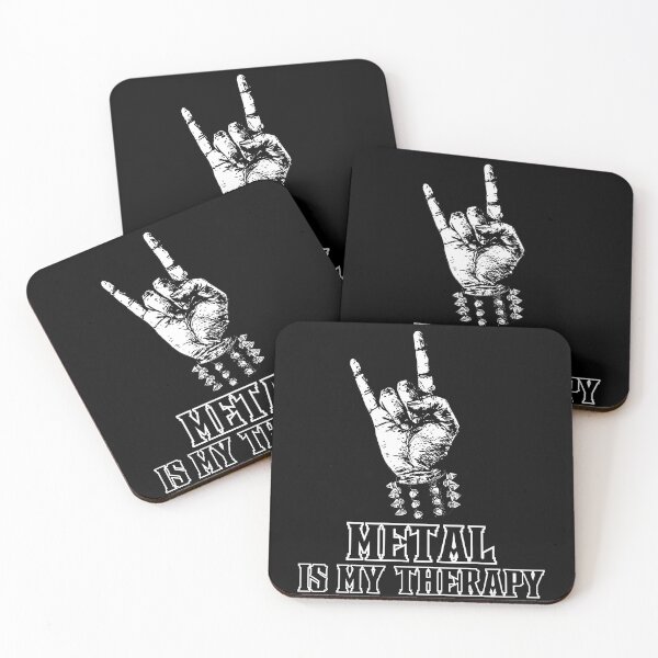 Item preview, Metal is My Therapy, Embrace the Power of Rock designed and sold by impressionofmel.