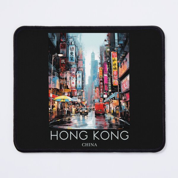 Item preview, A Pop Art Travel Print of Hong Kong - China designed and sold by StudioRedKoala.
