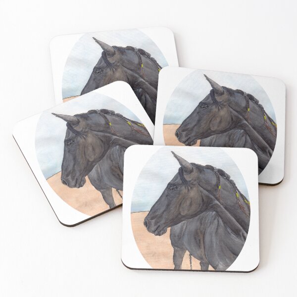 Item preview, Black Horse Watercolor Juno for Elli designed and sold by faithandfields1.