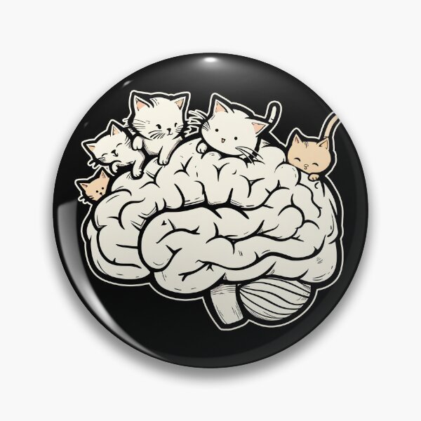 Item preview, Cats on brain cats on mind designed and sold by Szkicerka.