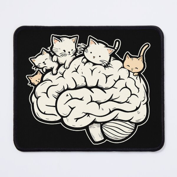 Item preview, Cats on brain cats on mind designed and sold by Szkicerka.