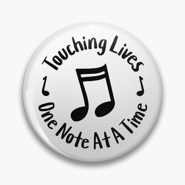 Item preview, Touching Lives One Note At A Time! Black Elementary Music Teacher designed and sold by PMCreative.