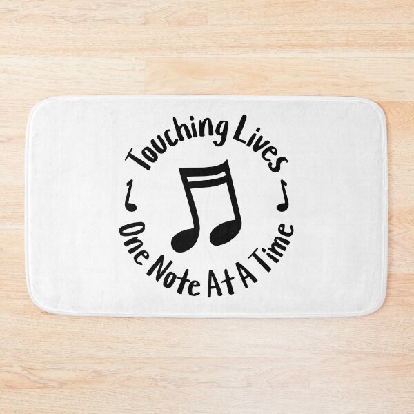 Item preview, Touching Lives One Note At A Time! Black Elementary Music Teacher designed and sold by PMCreative.