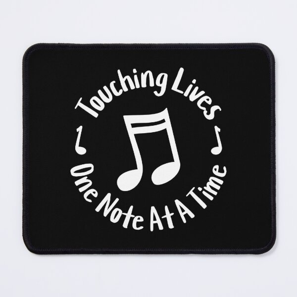 Item preview, Touching Lives One Note At A Time! White Elementary Music Teacher designed and sold by PMCreative.