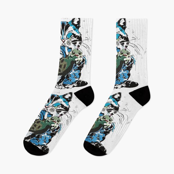 Item preview, cat eats frog designed and sold by Knautschibert.