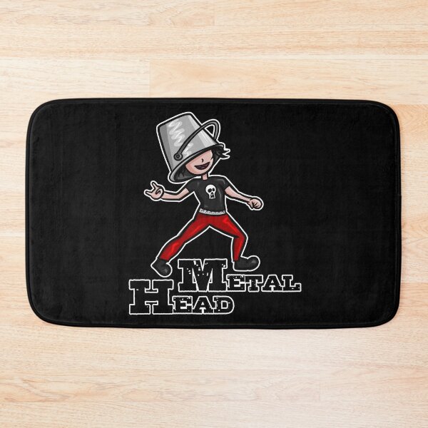 Item preview, Metal Head with Bucket Hat designed and sold by impressionofmel.