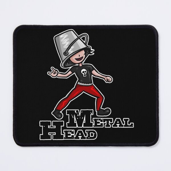 Item preview, Metal Head with Bucket Hat designed and sold by impressionofmel.