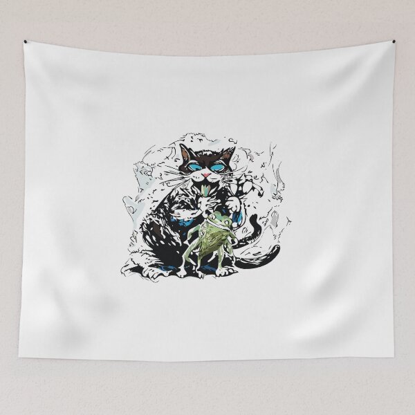 Item preview, Cat and Frog designed and sold by Knautschibert.