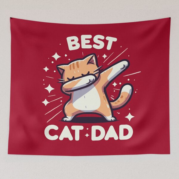 Item preview, Best Cat Dad Dabbing designed and sold by Designowner.