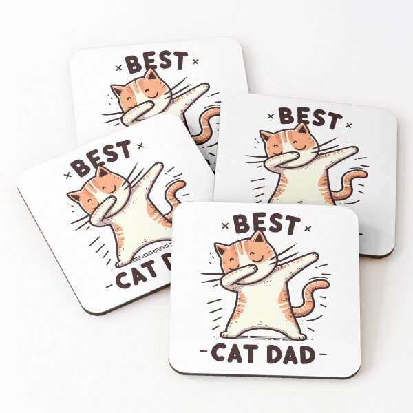 Item preview, Best Cat Dad Dabbing designed and sold by Designowner.