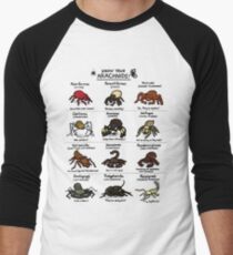 Illustrated Guide to Arachnids Men's Baseball ¾ T-Shirt
