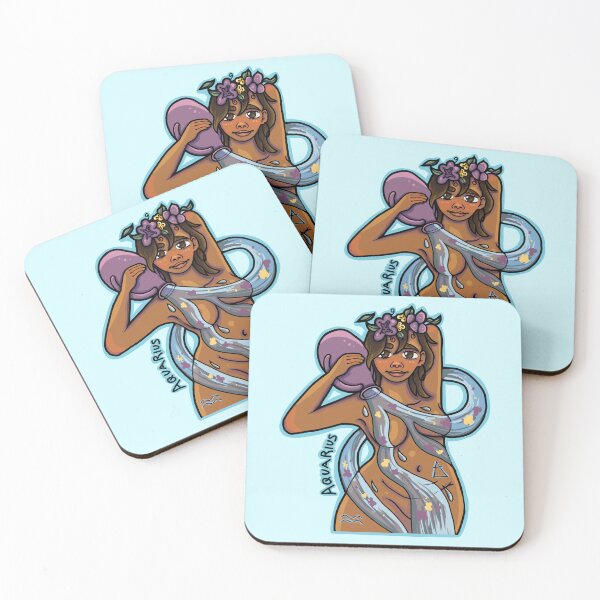 Item preview, Kopie von Kopie von Kopie von Kopie von Kopie von Zodiac sign Aquarius as a woman - english version designed and sold by ChrisCelCraft.