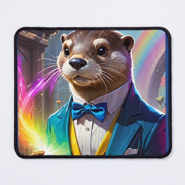 Item preview, Rainbow Pride Otter designed and sold by NerdscapeDC.