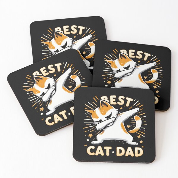 Item preview, Best Cat Dad Ever Dabbing designed and sold by Designowner.