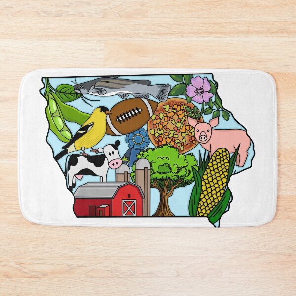 Item preview, Iowa Symbols designed and sold by fiberandgloss.
