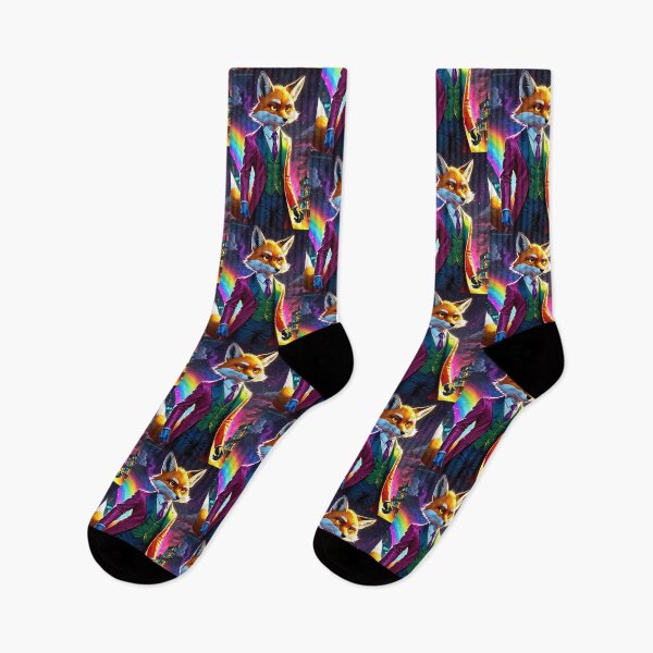 Item preview, Rainbow Pride Fox designed and sold by NerdscapeDC.