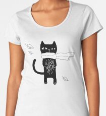 Black Cat Women's Premium T-Shirt
