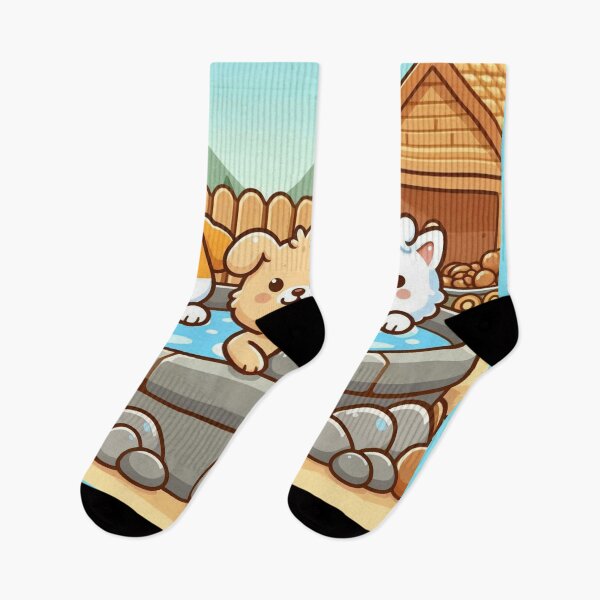 Item preview, Doggos Onsen 3 designed and sold by ClearNight.
