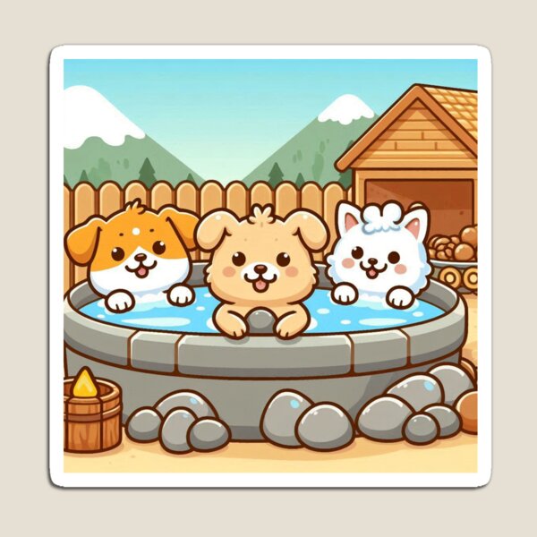 Artikelvorschau, Doggos Onsen 3 entworfen und verkauft von ClearNight.