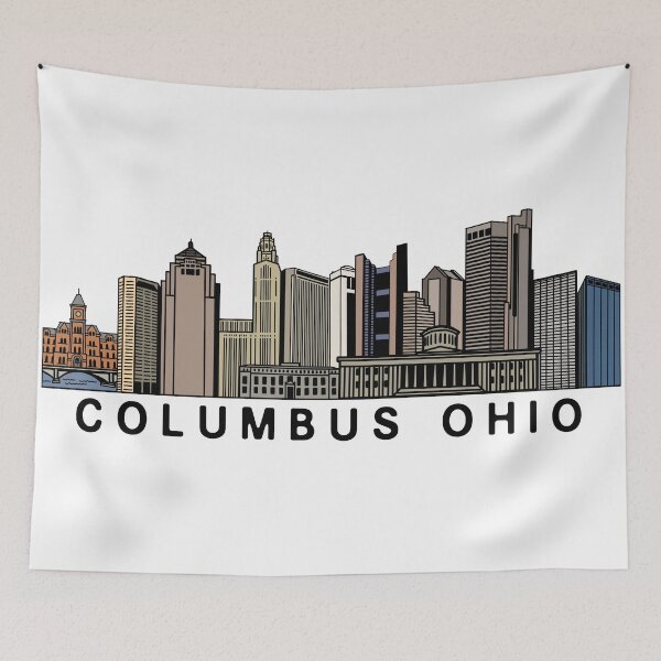 Item preview, Columbus Ohio Skyline designed and sold by fiberandgloss.