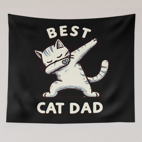 Item preview, Best Cat Dad - Dabbing Cat Father's Day designed and sold by Designowner.